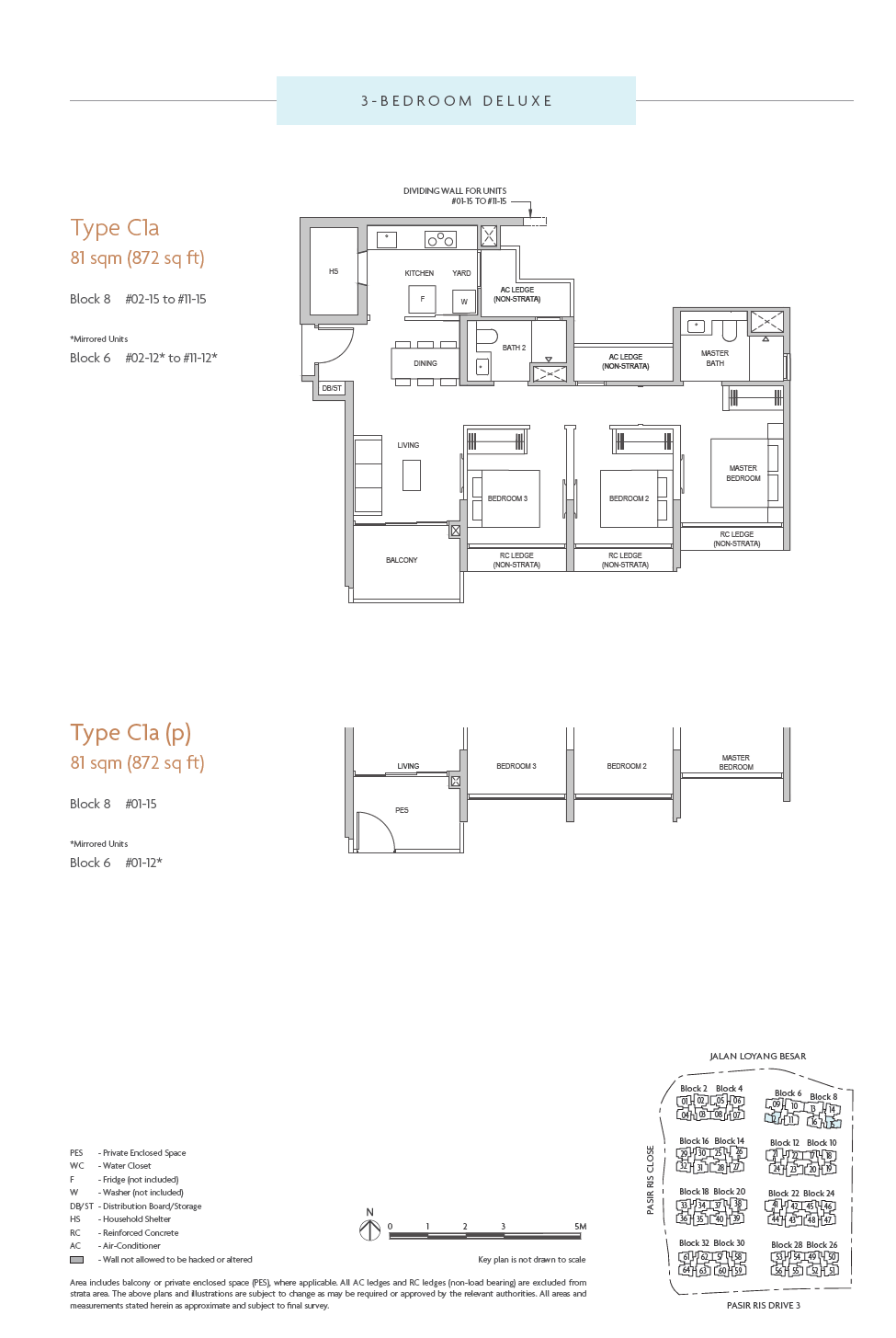 Coastal Cabana 1 Bedroom Floor Plan 1