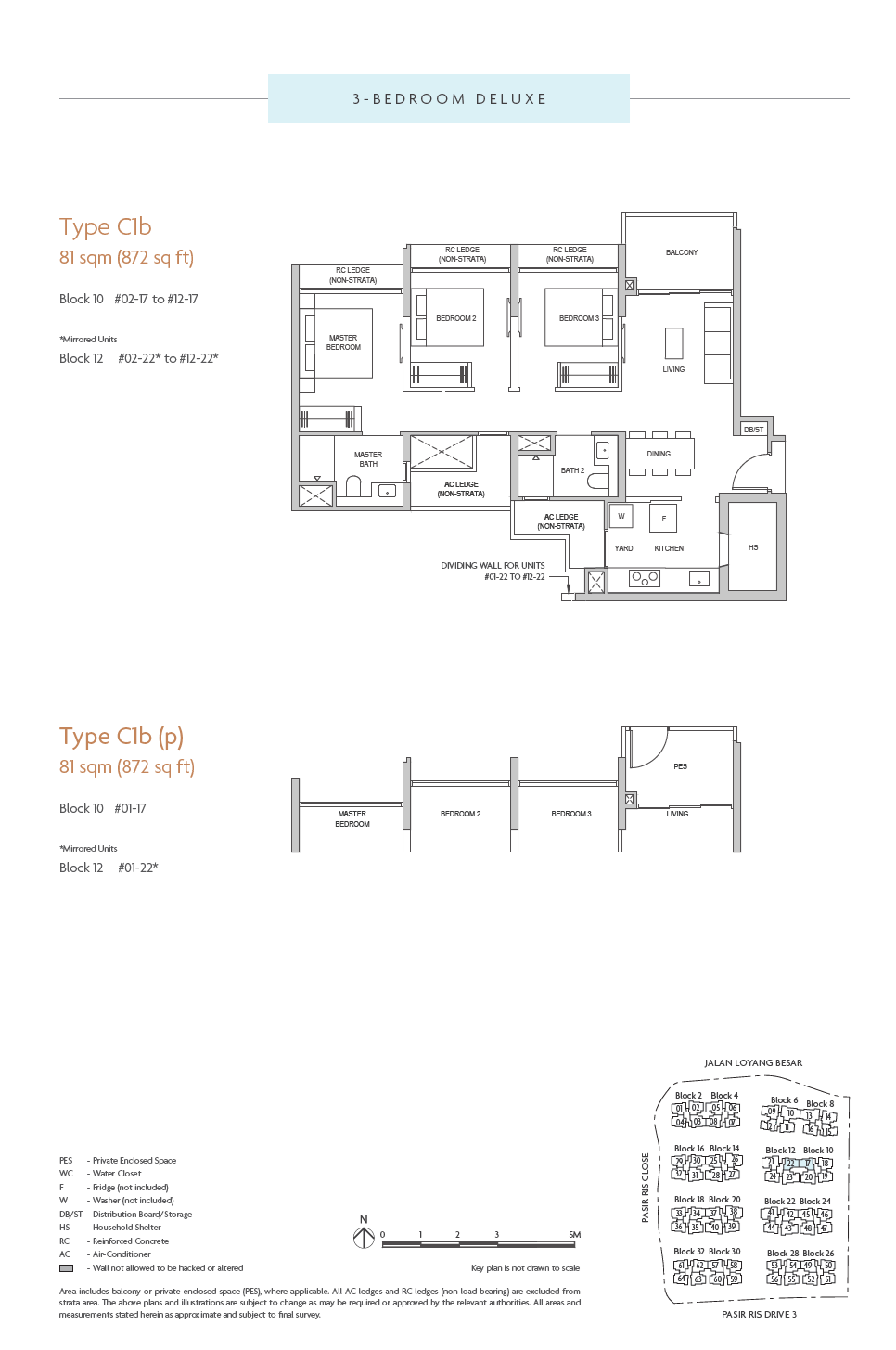 Coastal Cabana 1 Bedroom Floor Plan 3